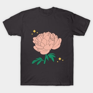 Peony Flowers T-Shirt